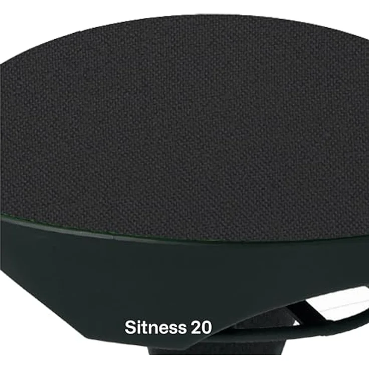 Topstar Sitness 20, ergonomischer Sitzhocker, Arbeitshocker, Bürohocker mit Schwingeffekt, Sitzhöhenverstellung, Bezug bordeaux rot – Bild 8