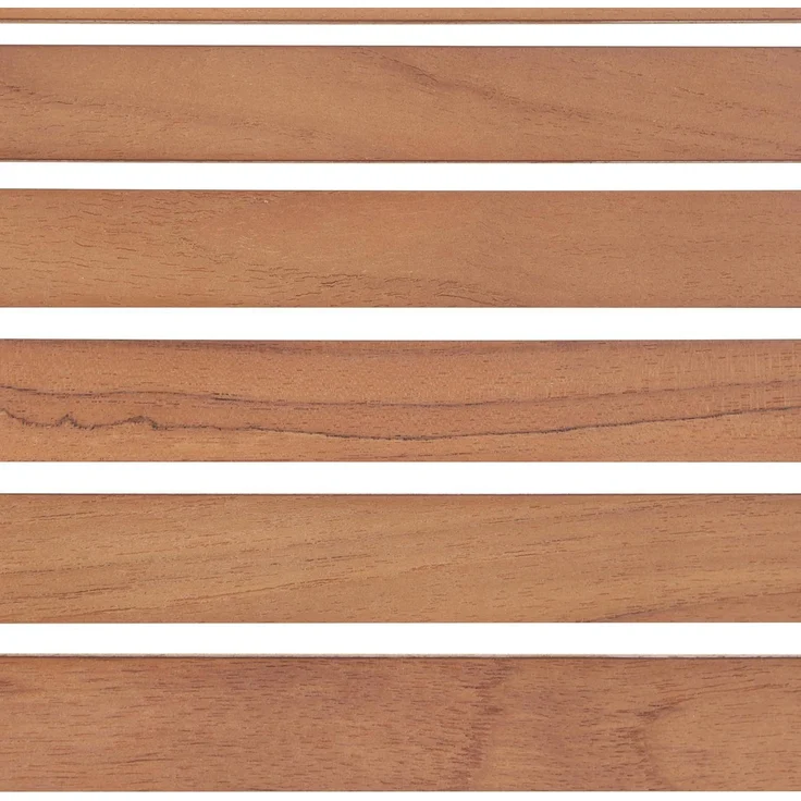 Beliani 'VIAREGGIO' Gartentisch, Teakholz Heller Holzfarbton – Bild 7