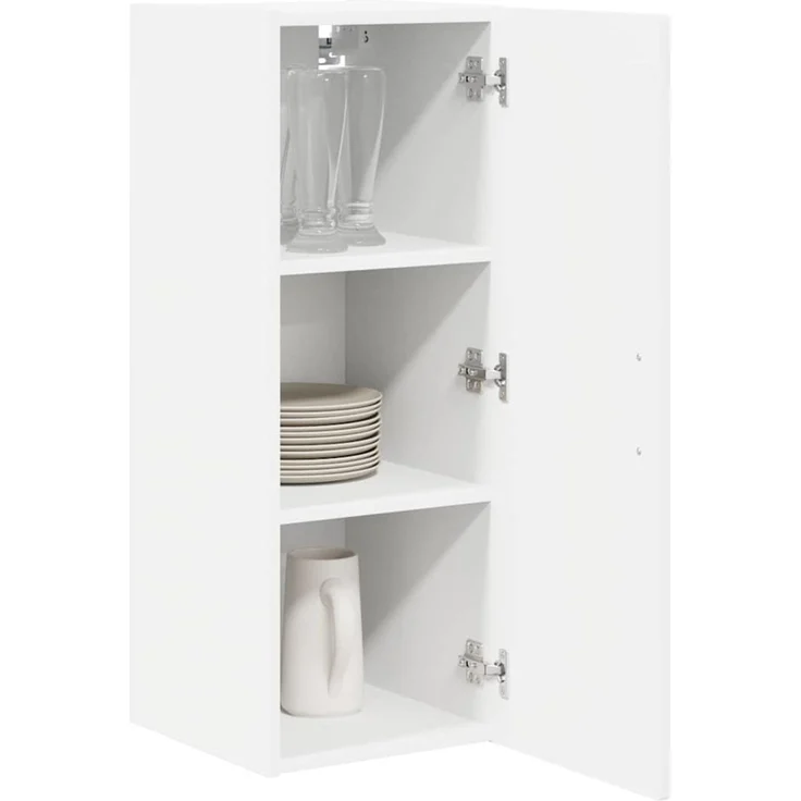 vidaXL Wandschrank PORTO Weiß 30 x 31 x 80 cm Holzwerkstoff 885355 – Bild 3