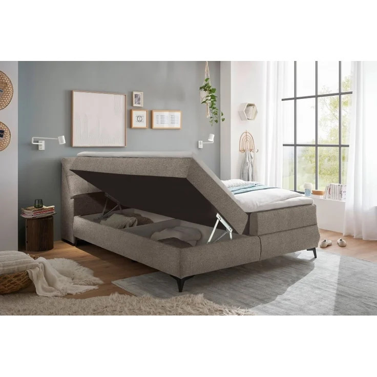 ED Exciting Design Boxbett Atlantis: Flachgewebe, Bettkasten, Topper – Myhomelando, verschiedene Größen & Farben – Bild 2