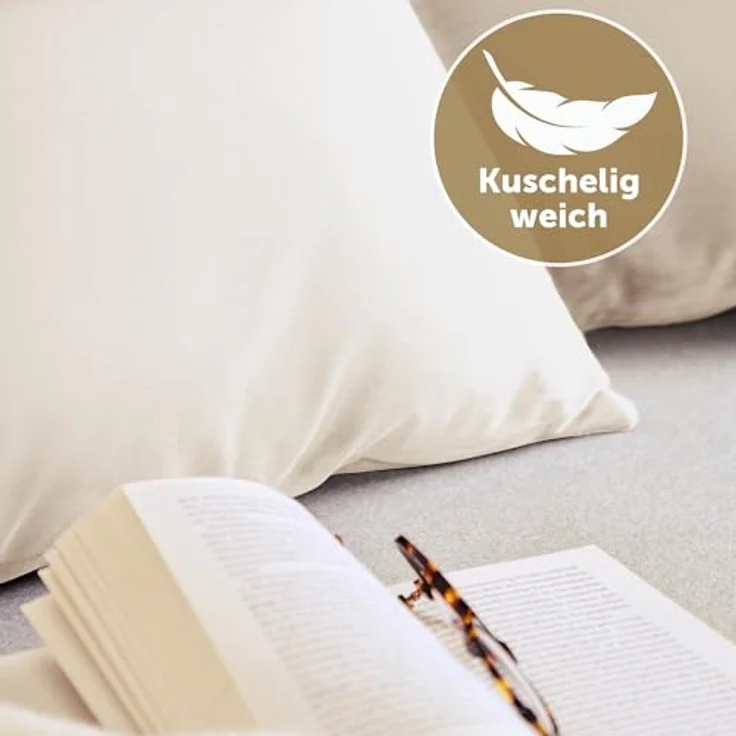 Blumtal Kissenbezug 2er Set - dekorativer Samt Kissenbezug mit verstecktem Reißverschluss, Kissenhülle für Zierkissen, waschbar – Bild 4