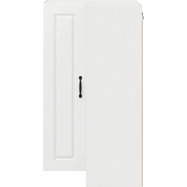vidaXL Wand-Eckschrank PORTO Weiß 57 x 57 x 100 cm Holzwerkstoff 885515 – Bild 6
