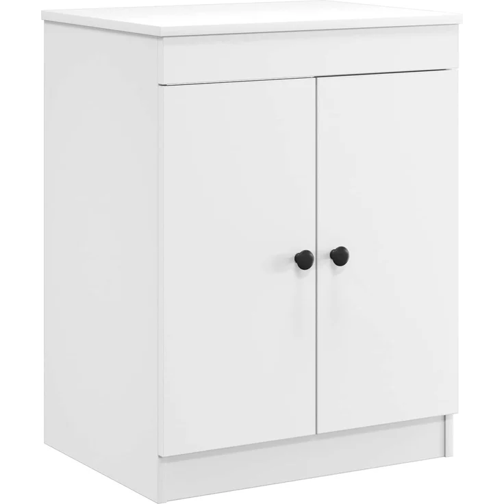 vidaXL Waschbeckenschrank Weiß 54 x 41 x 100 cm Holzwerkstoff 3404232 – Bild 4