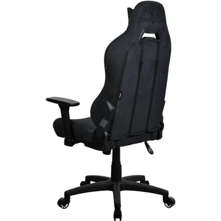 Arozzi Torretta Gaming Stuhl, ergonomischer Bürostuhl mit Supersoft Stoffbezug, schwarz, bis 120 kg belastbar – Bild 7