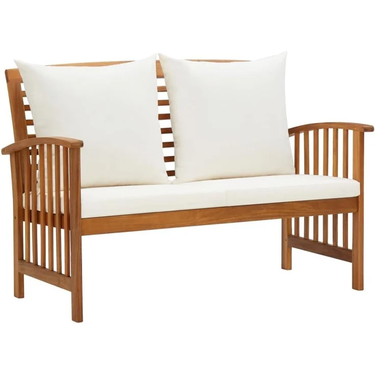 vidaXL 5-tlg. Garten-Lounge-Set mit Auflagen Massivholz Akazie 3057977 – Bild 6