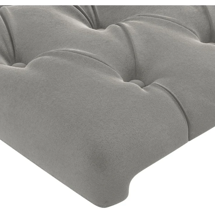 vidaXL Kopfteile 2 Stk. Hellgrau 90x7x78/88 cm Samt 346376 – Bild 4