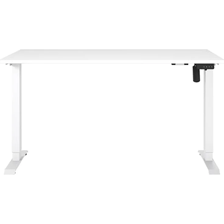 Germania Schreibtisch 8023-84, in Weiß, elektr. höhenverstellbar, 140 x 119 x 80 cm (BxHxT) – Bild 4