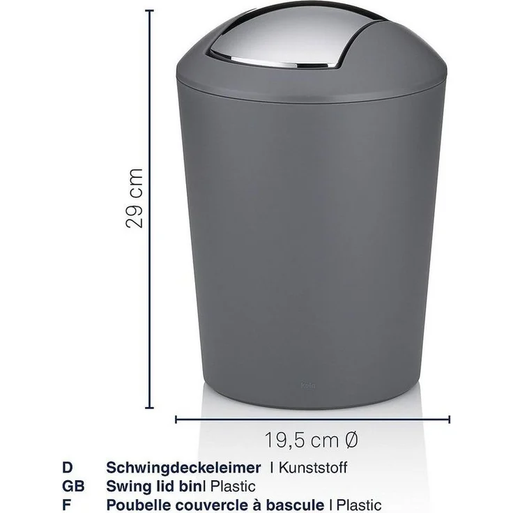 Schwingdeckeleimer MARTA – Bild 2