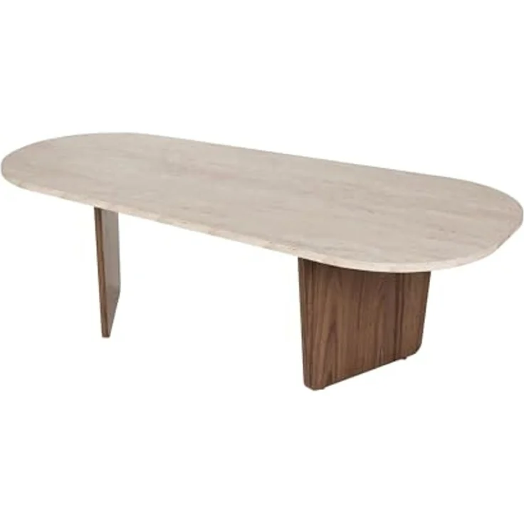 Skye Decor Couchtisch Ovalis (1 Tisch), Ovale Tischplatte – Bild 1