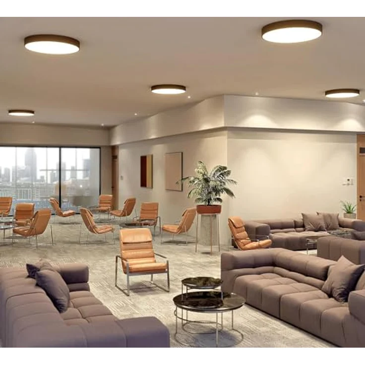 Arcchio LED Deckenleuchte Noabelle, 1-flammig in Schwarz, moderne Küchenlampe mit energieeffizientem Leuchtmittel – Bild 3