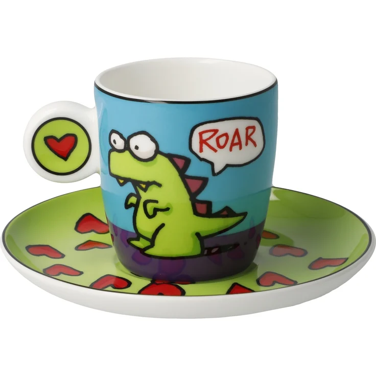 Goebel / Ed Eck- Roar,Espressotasse,12,0cm x 12,0cm x 7,0cm / Fine Bone China / 12,0cm x 12,0cm x 7,0cm – Bild 4