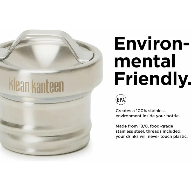 Klean Kanteen Trinkflasche Kanteen® "All Stainless" Edelstahl Deckel – Bild 4