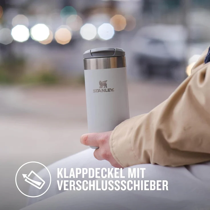 Stanley Isolierbecher The Aerolight Transit mug 0,35l Royal Blue Metallic – Bild 7