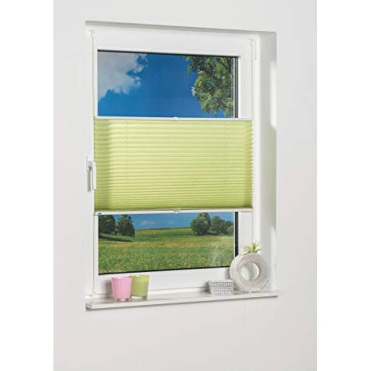 Khome 665634-29 Klemmfix-Plissee, Polyester, Grün – Bild 2