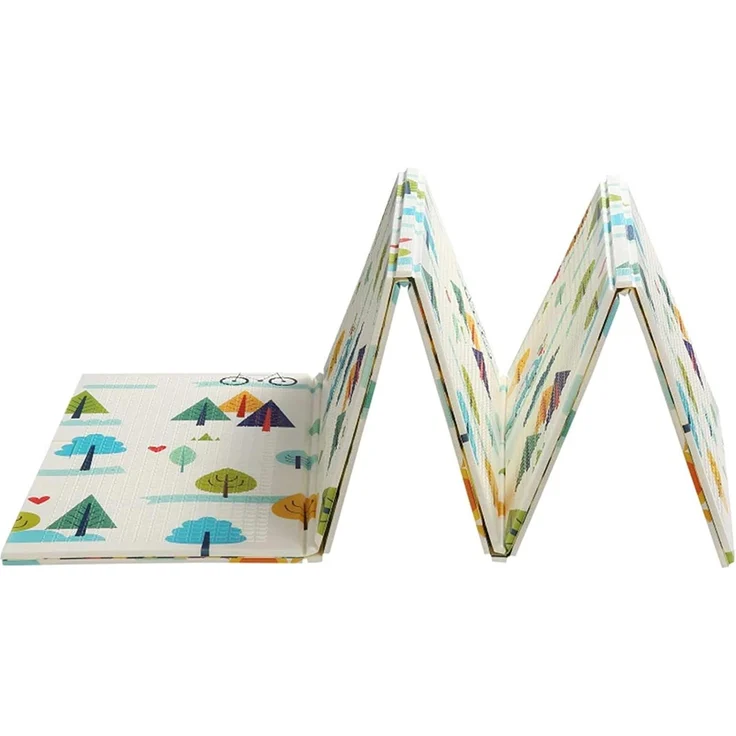 Baby Vivo 'Bären' Spielmatte, doppelseitig, Polyethylenschaum bunt, 200 x 180 cm – Bild 9