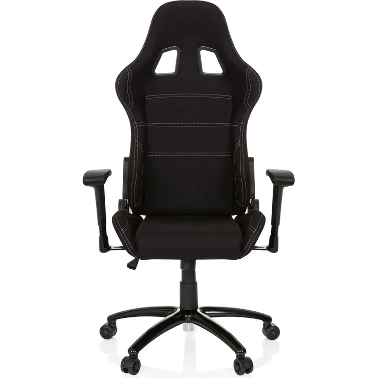 hjh OFFICE Gamingstuhl GAME FORCE Stoff Schwarz
