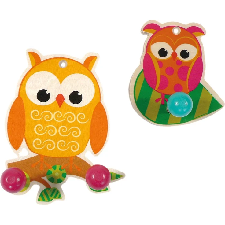 2er Set kleine Garderoben Eulen – Bild 1