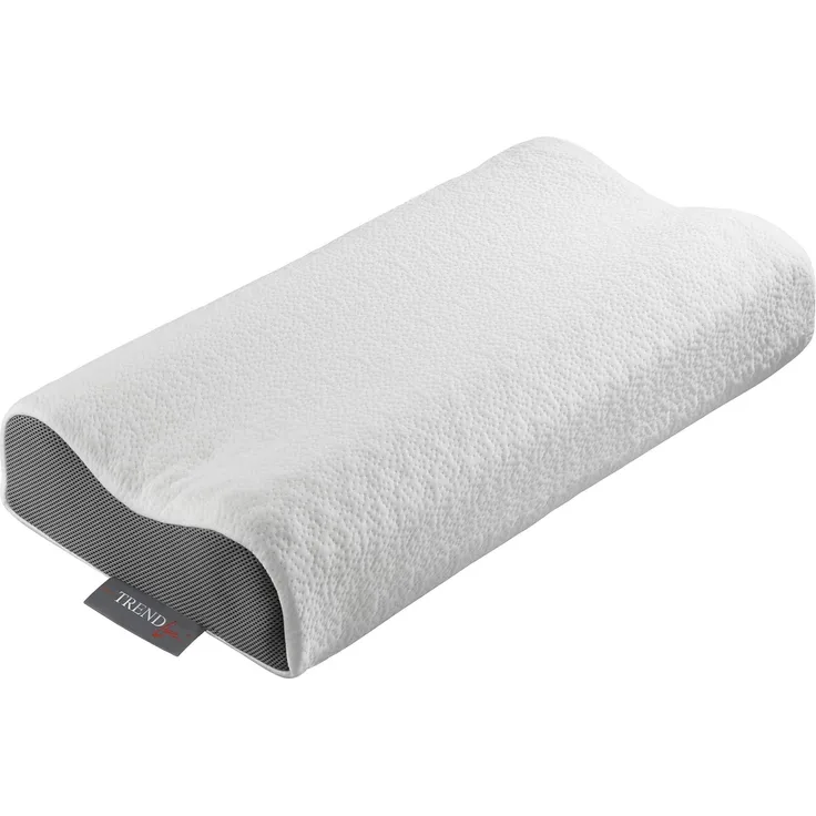 Badenia Trendline Schlafkissen Nackenstützkissen Badenia Trendline® Visco Maxi, Bezug: passend für Bezüge in der Größe 40x80 cm, ergonomische Form mit Memoryeffekt, individuelle Höhenanpassung