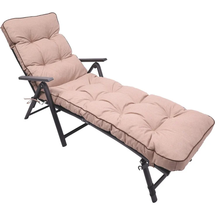 TexDeko Liegenauflage Ecolen Premium 190 x 60 x 8 cm, Antirutsch-Boden, Polster für Gartenliege, UV-beständig, Wasserabweisend – Bild 1