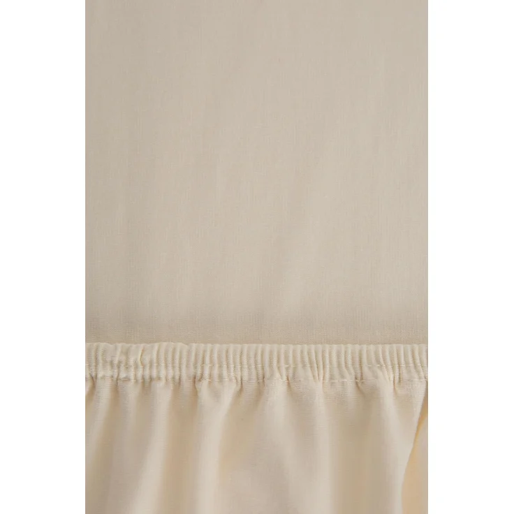 r-up Prima Spannbettlaken 180x200-200x220 bis 35cm Höhe natur 97% Baumwolle / 3% Elasthan 160g/m² – Bild 4