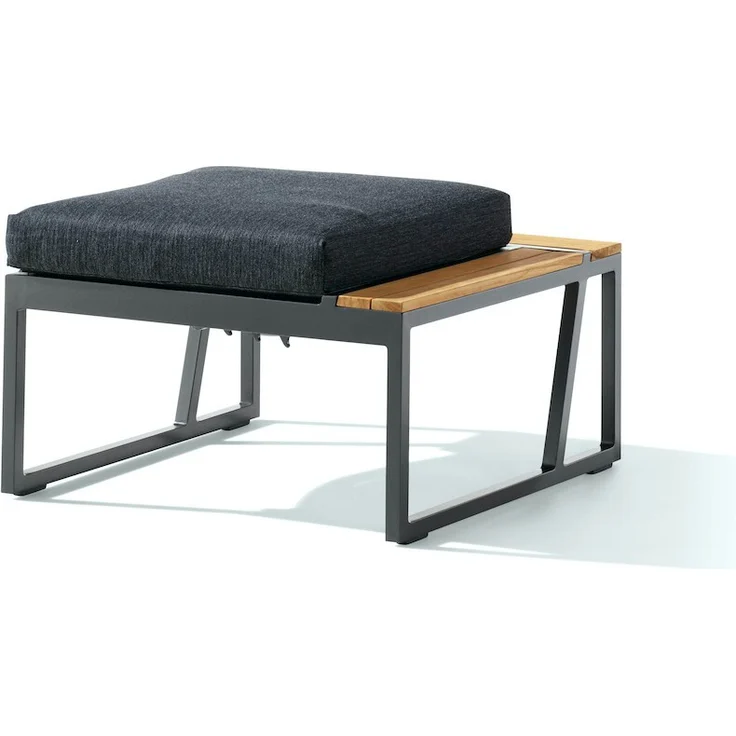 Sieger Havanna Eckteil Eckteil für Loungegruppe, Aluminium Eisengrau, 69 x 33 x 69 – Bild 1