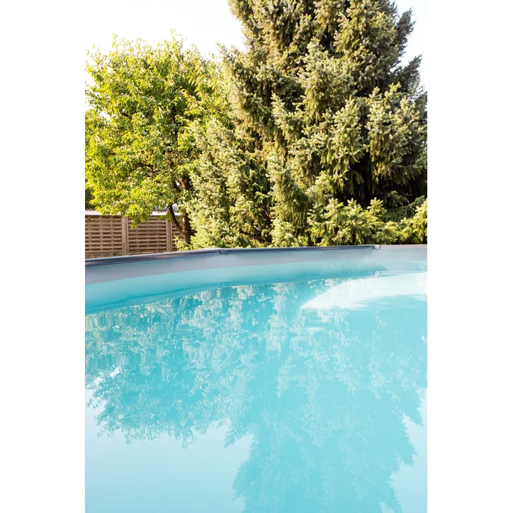 Steinbach Stahlwandpool Set Nuovo de Luxe II Ø 550 x 120 cm - grau – Bild 3