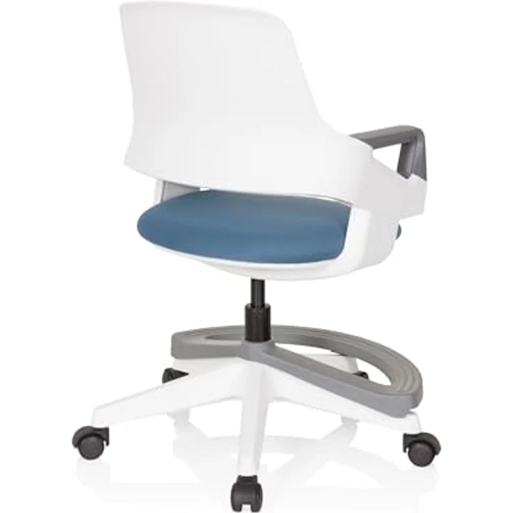 hjh OFFICE Drehstuhl Kinderdrehstuhl KID FLEX Stoff mit Armlehnen (1 St), Kinder Bürostuhl mitwachsend, ergonomisch – Bild 6