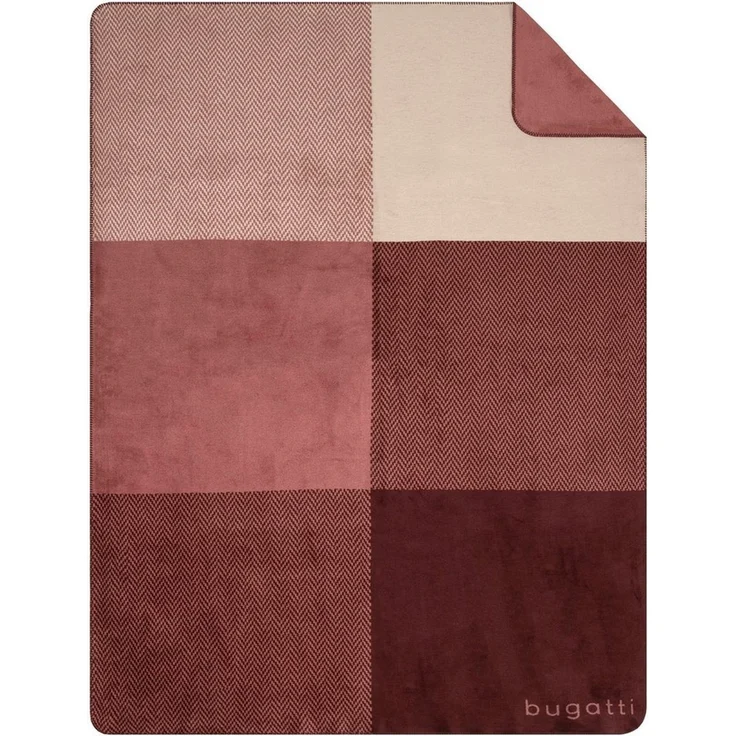 Wohndecke Wohndecke bugatti, bugatti, mit modernem Patchwork-Design – Bild 1