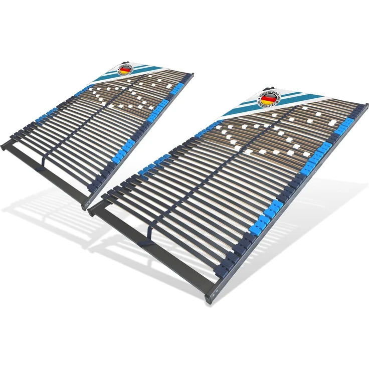 Setangebot: 2x Lattenrost 80x200cm, Schulter 42 Leisten starr – Bild 1