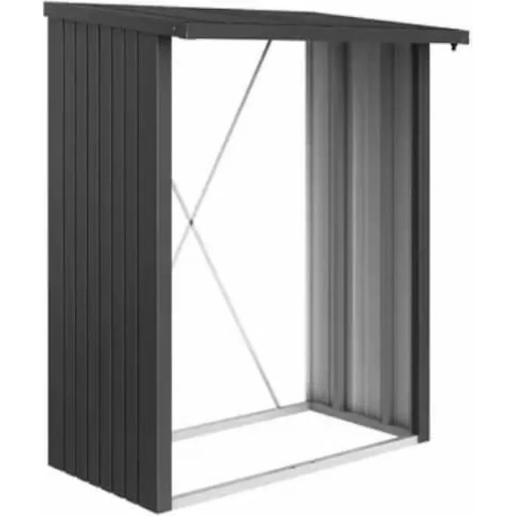 Biohort Holzlager WoodStock Gr. 150 lieferbar in 3 Farben dunkelgrau-metallic