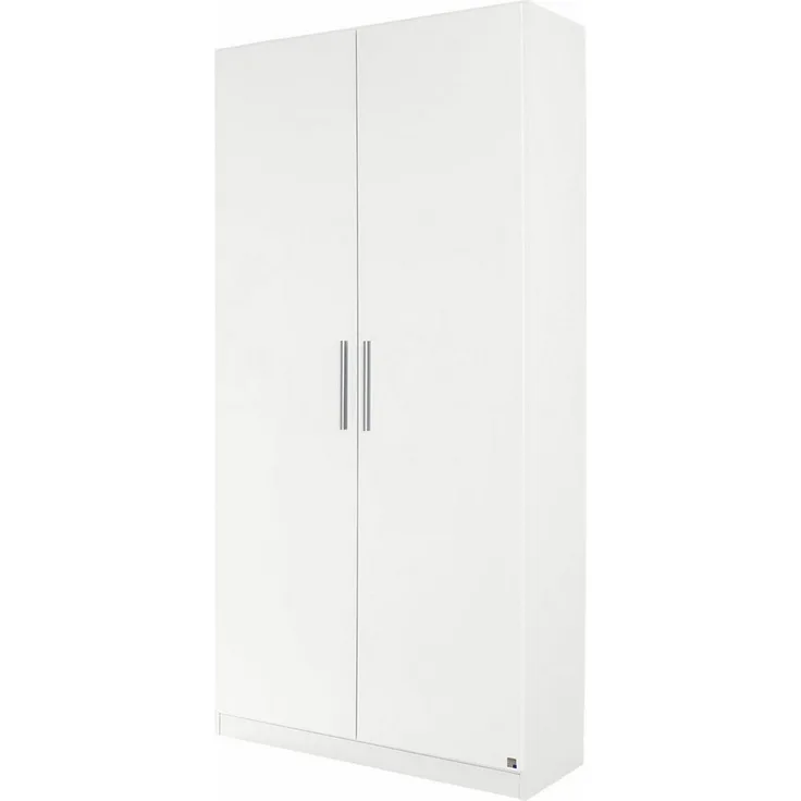 rauch Mehrzweckschrank Garderobe Drehtürenschrank Kleiderschrank Schrank Schuhschrank MINOSA Breite 91 cm mit 4 Einlegeböden, viel Stauraum MADE IN GERMANY
