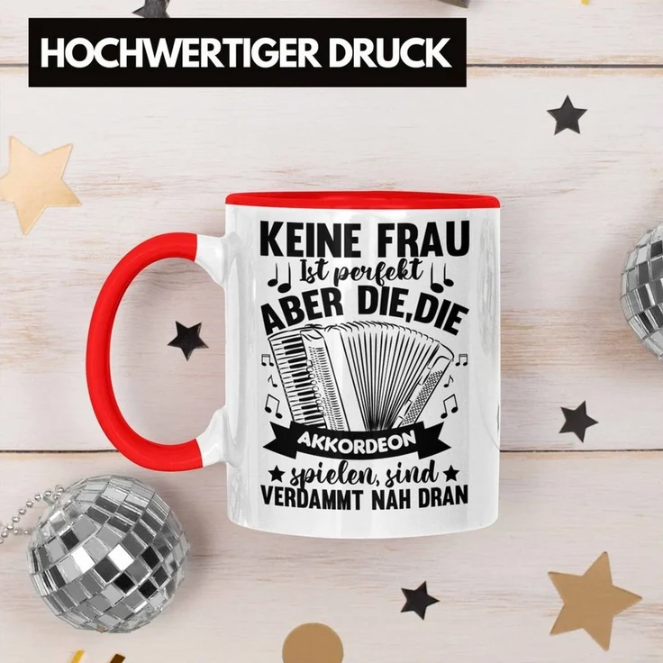Trendation Tasse Trendation - Akkordeon Tasse Geschenk Akkordeon-Spielerin Geschenkidee – Bild 3