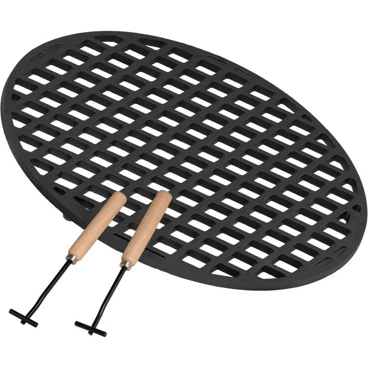 BBQ-Toro Grillrost Gusseisen Grillrost Ø 54 cm, für Ø 57 cm Kugelgrill, bereits eingebran (1-St)
