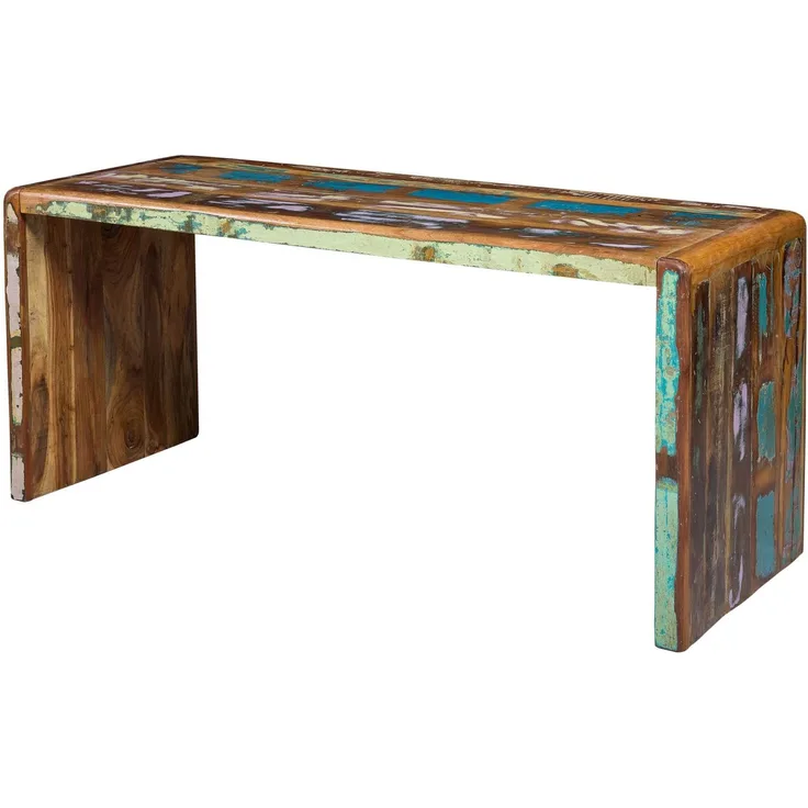 Schreibtisch Altholz 170x65x76 mehrfarbig lackiert FREEZY #40