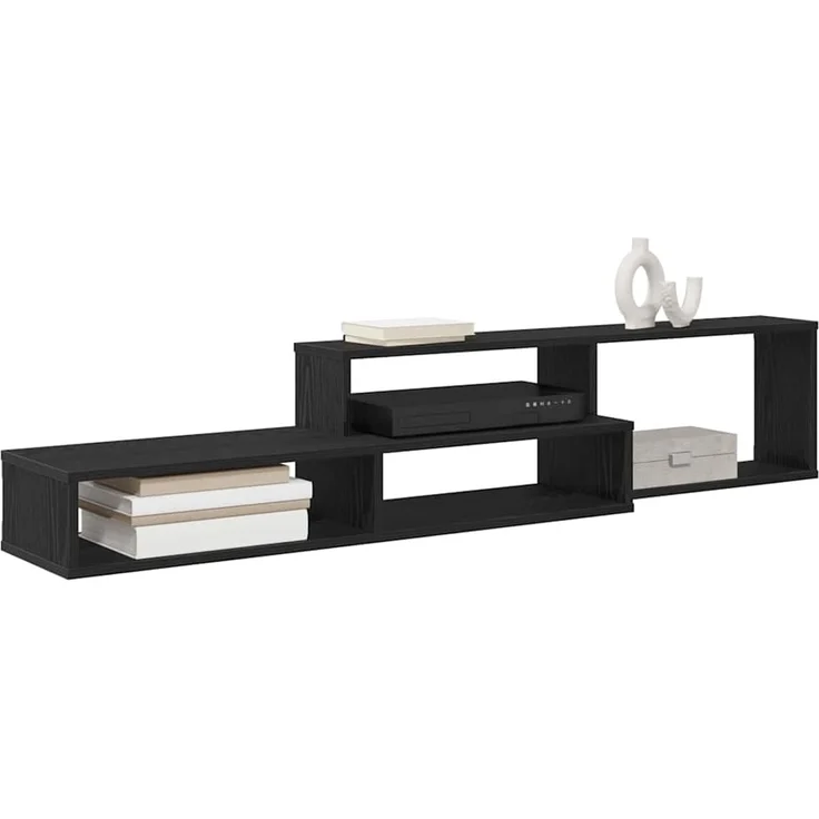 Wand-TV Stand, TV-Regal 150x25x28,5cm Holzwerkstoff – Bild 3