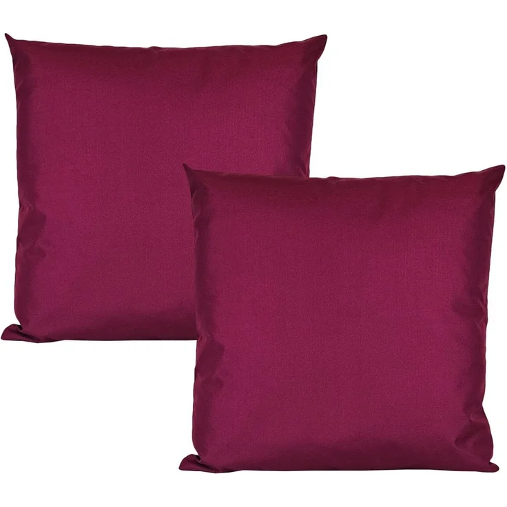 JACK Kissenbezüge 2er Set 50x50 cm Outdoor Wasserfest, (2 Stück), 2x Kissenhülle, strapazierfähig, wasserabweisend, Innen & Außen – Bild 1