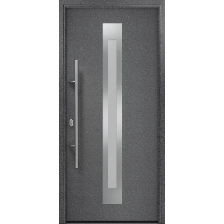 Hörmann Ecostar Haustür "ISOPRO IP 770S", anthrazit metallic (CH 703), 110 x 210 cm (B x H),DIN Links – Bild 1