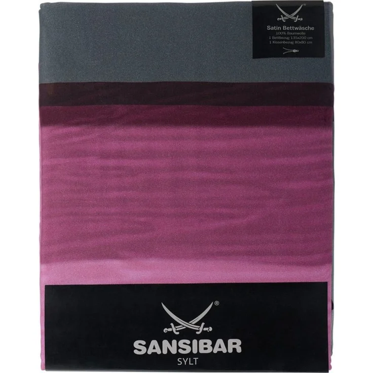 Bettwäsche SANSIBAR Satin - 155x220 cm – Bild 2