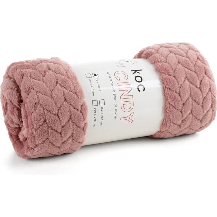Wohndecke Kuscheldecke Decke MICROFASER Sofadecke Tagesdecke CINDY 170X210 cm rosa – Bild 4