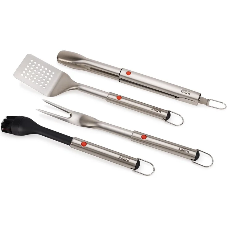 Joseph Joseph GrillOut res 4-er Grillbesteck-Set Auszie – Bild 1