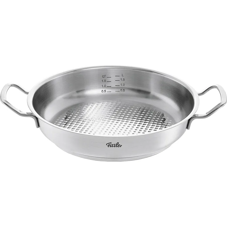 Fissler original-profi collection Edelstahl Servierpfanne 28 cm Ø Höhe 7 cm 3,0L