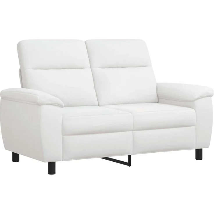 vidaXL Sofa Weiß 158 x 90 x 95 cm Stoff 42040929 – Bild 1