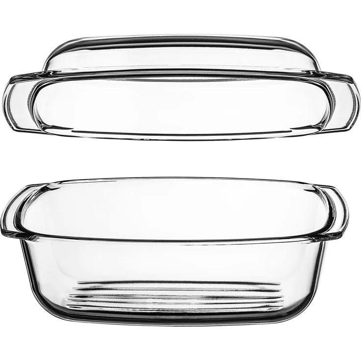 KADAX 5,8 l hitzebeständige Form mit Deckel zum Backen, rechteckig, groß – Bild 8