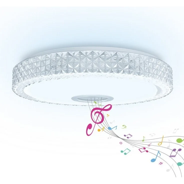 FIVMEN LED Deckenleuchte LED Deckenleuchte Dimmbar Farbwechsel mit Fernbedienung, Deckenlampe Sternenhimmel mit Bluetooth Lautsprecher & APP-Steuerung – Bild 4
