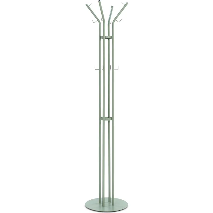 Spinder Design CHARLY Garderobe, Stahl, Skandinavisch, Dusty Green 40x40x170 cm