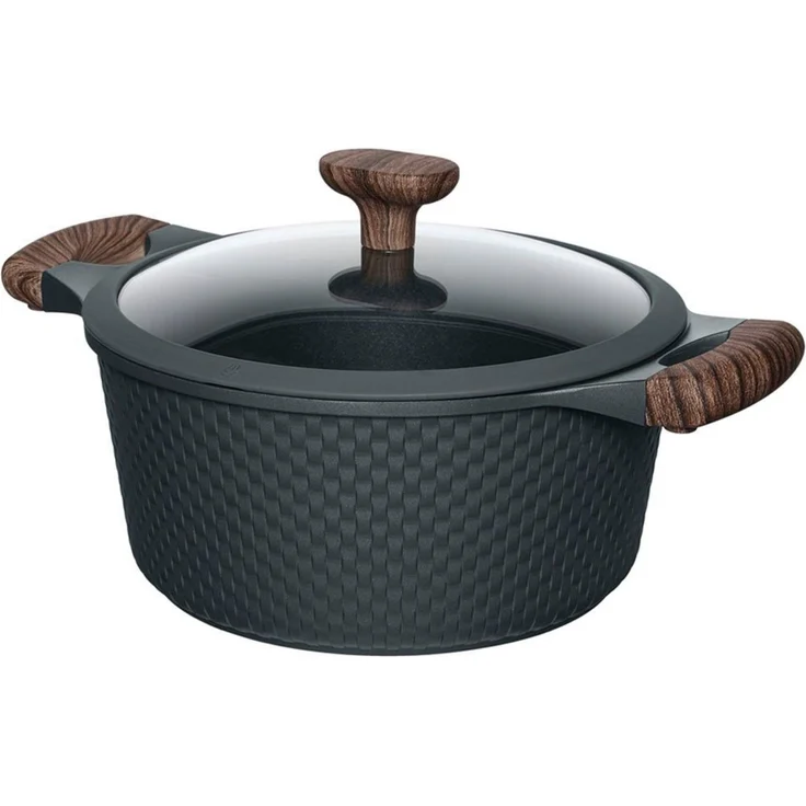 RESTO Kitchenware Bratentopf Ran, Kochtopf antihaftbeschichtet und spülmaschinenfest, Aluminiumguss (2-tlg), Geeignet für alle Herdarten, auch Induktion, im Geschenkkarton – Bild 1