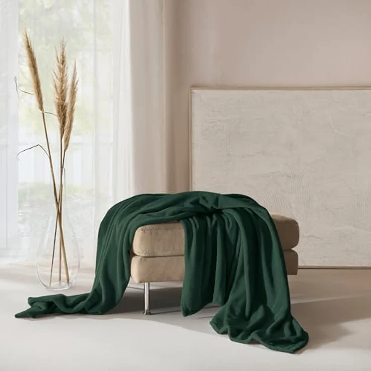 Wohndecke Wohndecke "Salerno", Erwin Müller, Teddy-Fleece Uni – Bild 5