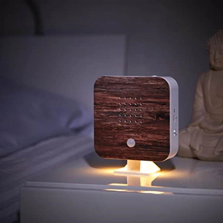 Northpoint LED Dekolicht Naturgeräuschebox Vogelzwitscher Bewegungsmelder Licht Aufladbar – Bild 2