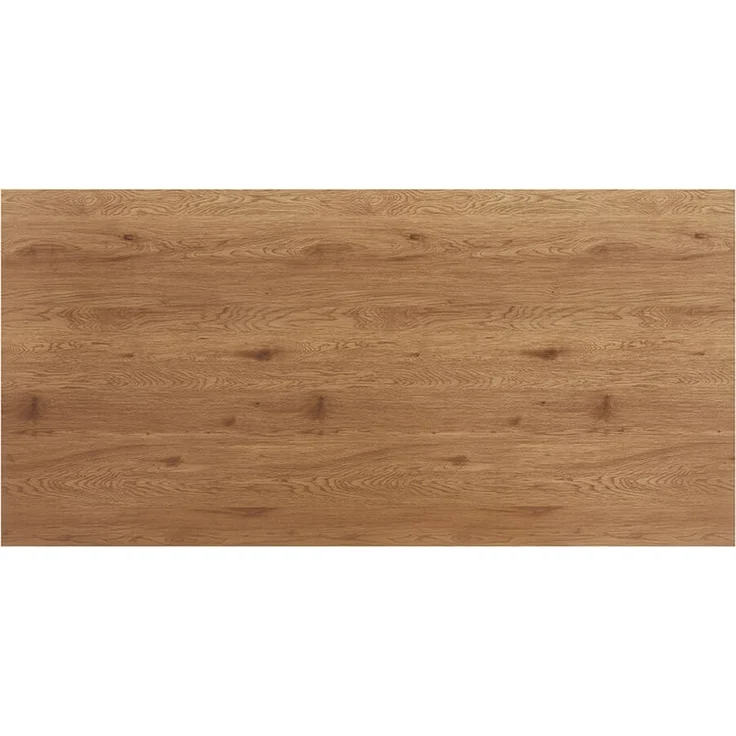 HOME DELUXE Essgruppe Eckig AVENCIA inkl. Sternfuß - 200 x 120 cm Light Oak 6 Stühle Creme – Bild 4