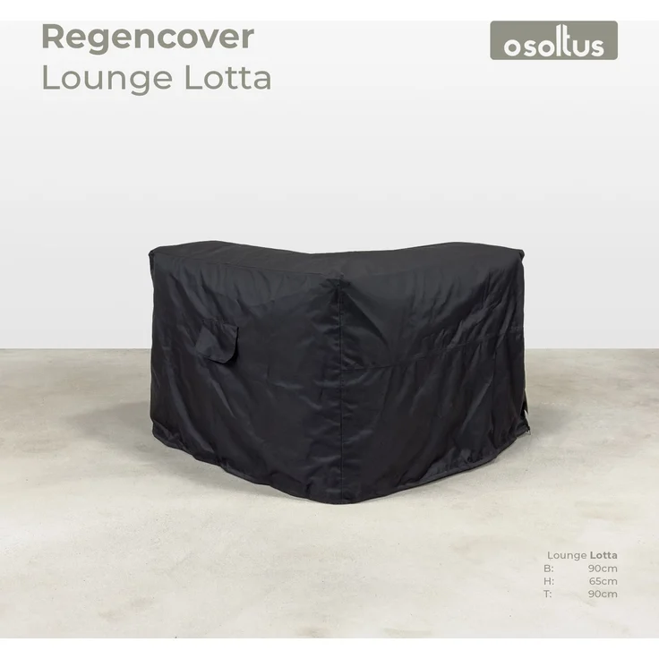 osoltus Wetter Schutzhaube schwarz f. Lotta Modular Eck-Sitzelement – Bild 2
